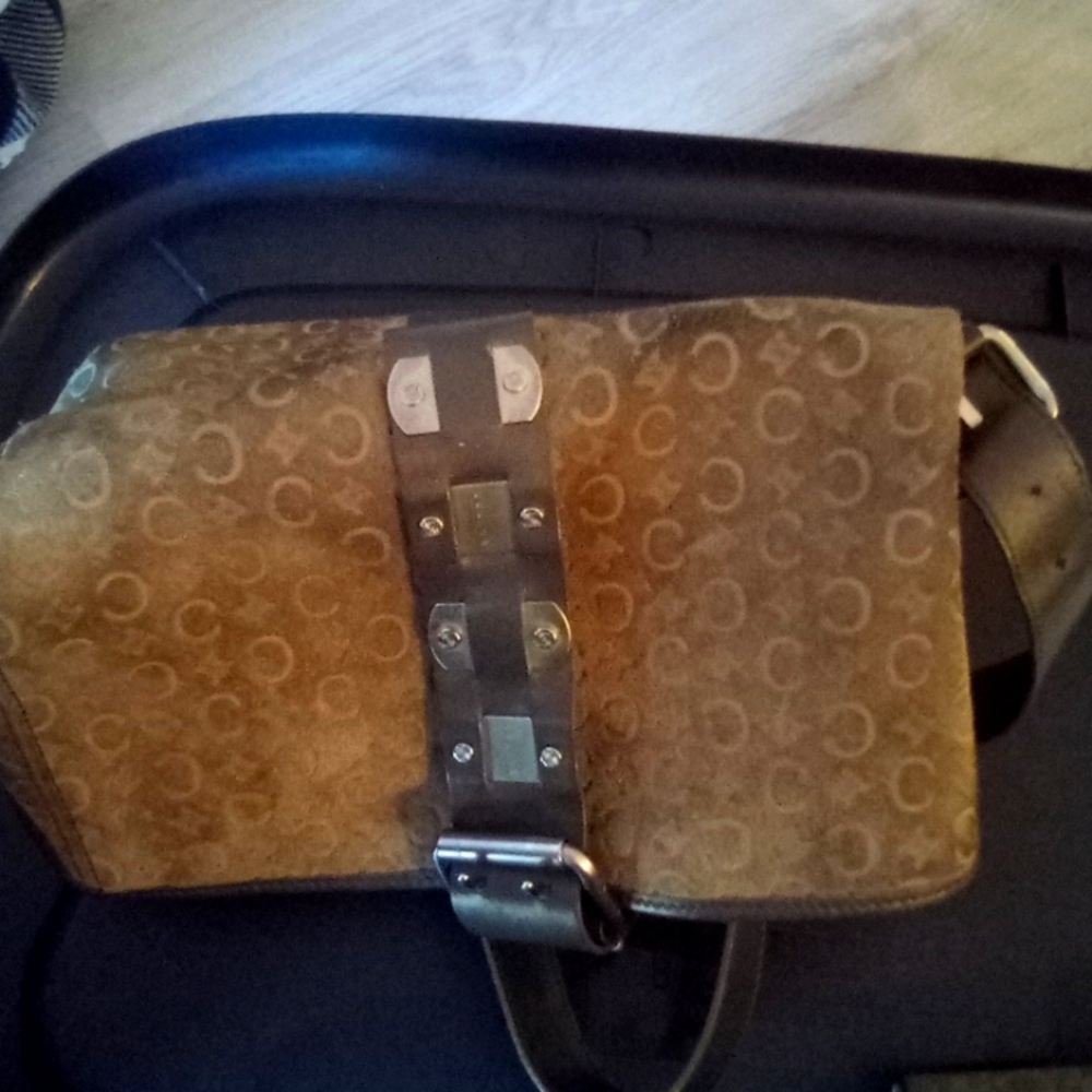 Vintage Celine Suede Shoulder bag & Wallet